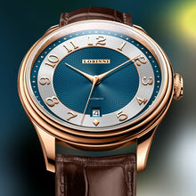 Load image into Gallery viewer, LOBINNI New Luxury Men Dress Watch Clous de Paris Dial Miyota 8215 Automatic Mechanical Watches Sapphire Simple Men's Wrist