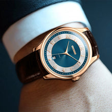 Load image into Gallery viewer, LOBINNI New Luxury Men Dress Watch Clous de Paris Dial Miyota 8215 Automatic Mechanical Watches Sapphire Simple Men's Wrist