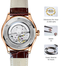 Load image into Gallery viewer, LOBINNI New Luxury Men Dress Watch Clous de Paris Dial Miyota 8215 Automatic Mechanical Watches Sapphire Simple Men's Wrist