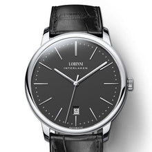 Load image into Gallery viewer, Lobinni Light Thin Automatic Mechanical Watch Mens 9015 Miyota Movement Men's Wristwatch Water Resistant Male Watches Simple