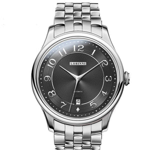 LOBINNI New Luxury Men Dress Watch Clous de Paris Dial Miyota 8215 Automatic Mechanical Watches Sapphire Simple Men's Wrist