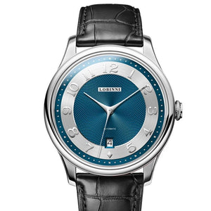 LOBINNI New Luxury Men Dress Watch Clous de Paris Dial Miyota 8215 Automatic Mechanical Watches Sapphire Simple Men's Wrist