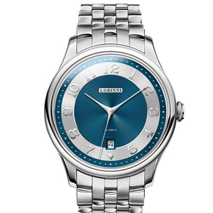 LOBINNI New Luxury Men Dress Watch Clous de Paris Dial Miyota 8215 Automatic Mechanical Watches Sapphire Simple Men's Wrist