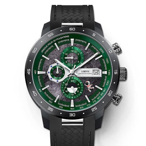 LOBINNI 2022 New Men&#39;s Sports Mechanical Watches Top Brand Sapphire Stainless Steel 50m Waterproof Luminous Clock Reloj Hombre
