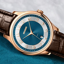 Load image into Gallery viewer, LOBINNI New Luxury Men Dress Watch Clous de Paris Dial Miyota 8215 Automatic Mechanical Watches Sapphire Simple Men&#39;s Wrist
