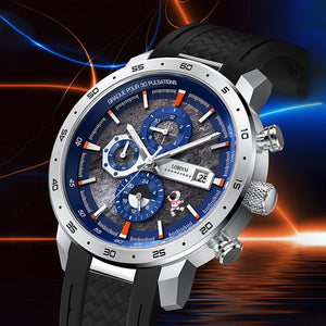 LOBINNI 2022 New Men&#39;s Sports Mechanical Watches Top Brand Sapphire Stainless Steel 50m Waterproof Luminous Clock Reloj Hombre