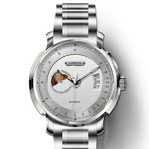LOBINNI 17511 Automatic Self-Wind Anti-magnetic 23 cm