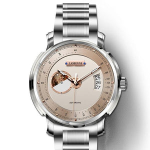 LOBINNI 17511 Automatic Self-Wind Anti-magnetic 23 cm