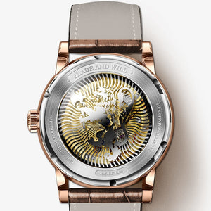Switzerland LOBINNI Men Watch Luxury Brand Moon Phase Automatic Mechanical Men's Wirstwatches Sapphire Leather Seagull Movement