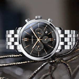 Lobinni Top MIYOTA Movement Men Watch Luxury Brand Fashion Men Quartz Wristwatches Waterproof montre homme For Rolexable