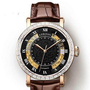 Switzerland luxury brand men wristwatch clock vintage men mechanical watch fashion original design relogios masculino waterproof
