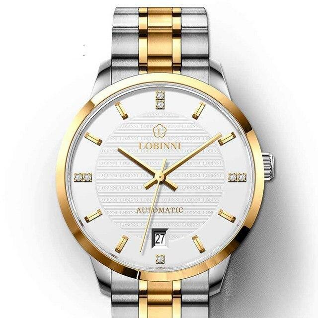 Switzerland Luxury Brand Lobinni Women's Mechanical Watches For Women Simple Ladies Wrist Watches Female Waterproof montre femme