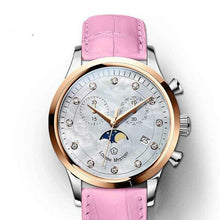 Load image into Gallery viewer, Lobinni Luxury Brand Women&#39;s WristWatch Ladies Japan Quartz Watch For Women Multifunction Waterproof Female Stop Watches 7006

