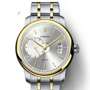 Switzerland Business Men Mechanical Wristwatch Top Haiou Movement Automatic Men Watches gold Waterproof