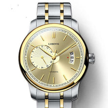 Load image into Gallery viewer, Switzerland Business Men Mechanical Wristwatch Top Haiou Movement Automatic Men Watches gold Waterproof
