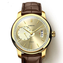 Load image into Gallery viewer, Switzerland Business Men Mechanical Wristwatch Top Haiou Movement Automatic Men Watches gold Waterproof
