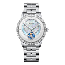 Load image into Gallery viewer, Brand Name: LOBINNI Water Resistance Depth: 5 Bar Origin: CN(Origin) Clasp Type: Push Button Hidden Clasp Case Material: Stainless Steel Style: Luxury Movement: Automatic Self-Wind Case Shape: Round Band Width: 16 mm Feature: Shock Resistant Feature: Water Resistant Feature: Anti-magnetic Model Number: 2067 Case Thickness: 10.2 mm Dial Window Material Type: Sapphire Crystal Band Length: 14 cm Boxes &amp; Cases Material: Leatherette Dial Diameter: 36.5 mm Band Material Type: Leather
